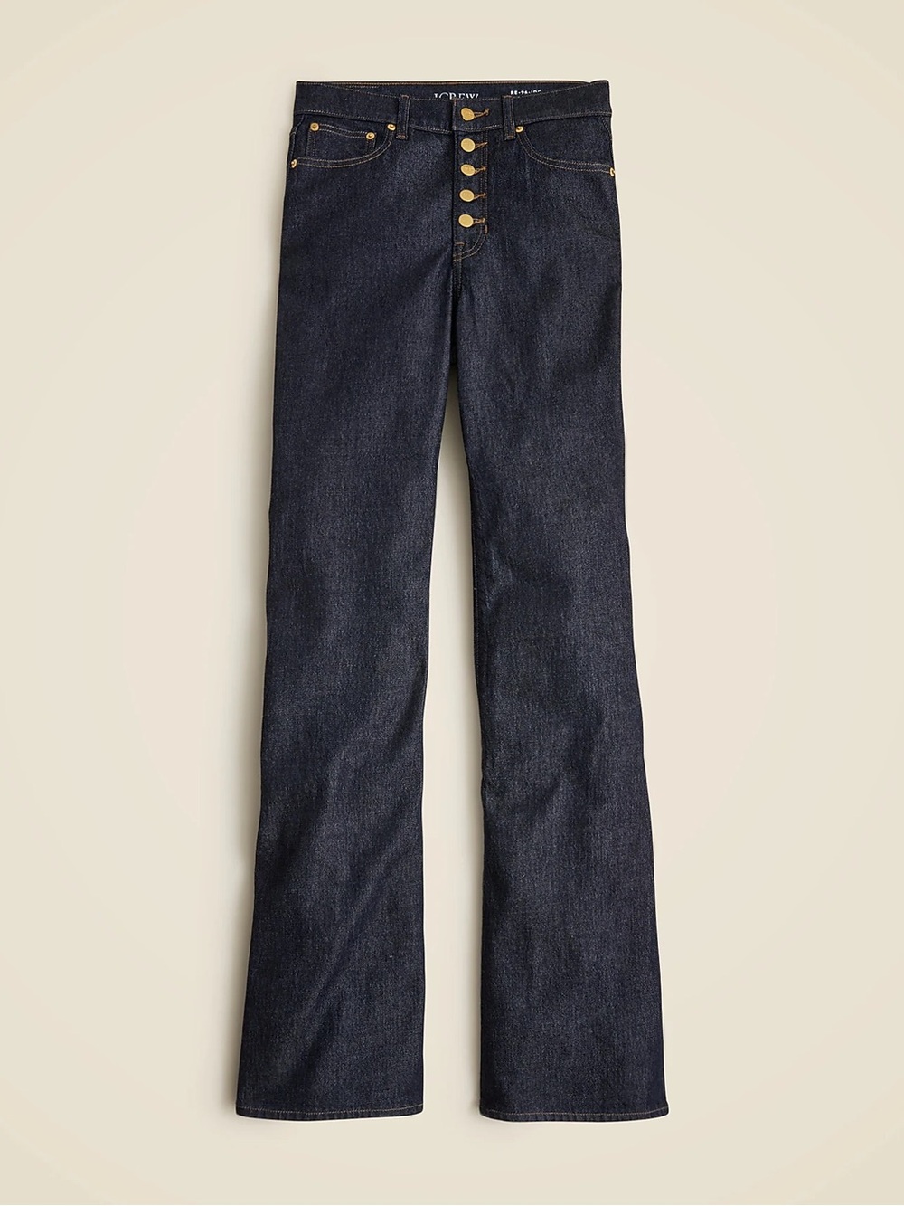 J crew High-rise flare jean with button fly size 30